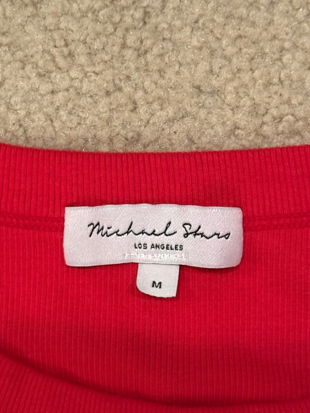 MICHAEL STARS - Halley Ultra Rib Ruched Side Tank Top - NWOT - Picture 6 of 10